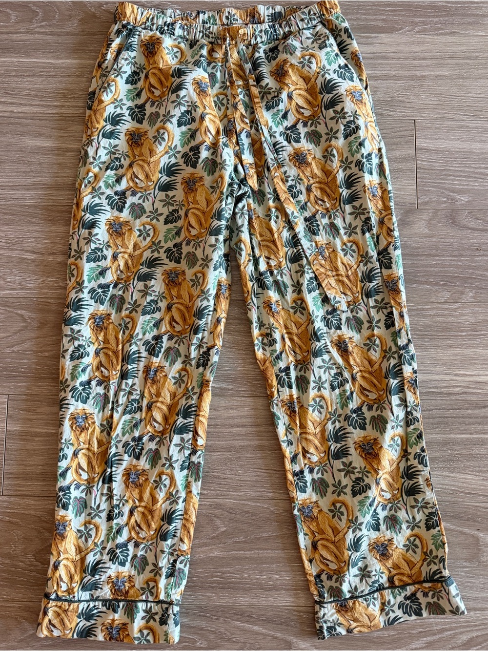 Printfresh Tamarin Mint Pajama Pants Anthropologie crop size Small - Picture 3 of 6